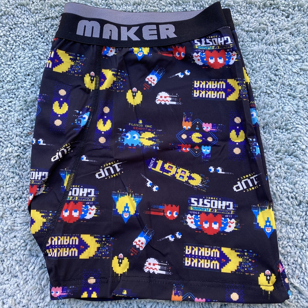 Marker Kids Retro Game Print Shorts - Black